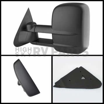Xtune Exterior Towing Mirror Manual Rectangular Single - 9924873-1