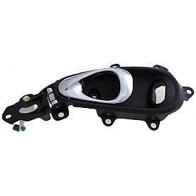 Help! By Dorman Interior Door Handle - Paddle OEM Black Housing With Silver Lever Single - 80945