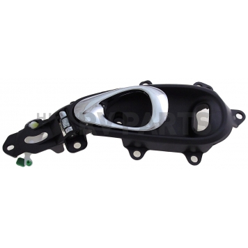 Help! By Dorman Interior Door Handle - Paddle OEM Black Housing With Silver Lever Single - 80945