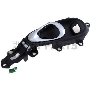 Help! By Dorman Interior Door Handle - Paddle OEM Black Housing With Silver Lever Single - 80945-2