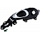 Help! By Dorman Interior Door Handle - Paddle OEM Black Housing With Silver Lever Single - 80945