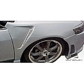 Extreme Dimensions Fender - Fiberglass Black Primered Set Of 2 - 101843