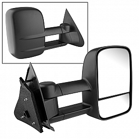 Xtune Exterior Towing Mirror Manual Rectangular Single - 9924880