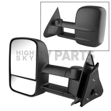 Xtune Exterior Towing Mirror Manual Rectangular Single - 9924897