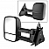 Xtune Exterior Towing Mirror Manual Rectangular Single - 9924897