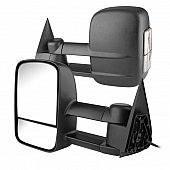 Xtune Exterior Towing Mirror Manual Rectangular Set Of 2 - 9924965