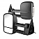 Xtune Exterior Towing Mirror Manual Rectangular Set Of 2 - 9924965