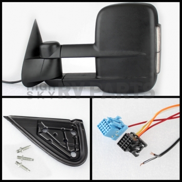 Xtune Exterior Towing Mirror Manual Rectangular Set Of 2 - 9924965-1