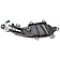 Help! By Dorman Interior Door Handle - Paddle OEM Gray Housing With Silver Lever Single - 80951
