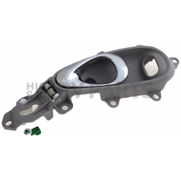 Help! By Dorman Interior Door Handle - Paddle OEM Gray Housing With Silver Lever Single - 80951-2