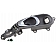 Help! By Dorman Interior Door Handle - Paddle OEM Gray Housing With Silver Lever Single - 80951