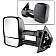 Xtune Exterior Towing Mirror Manual Rectangular Single - 9924996