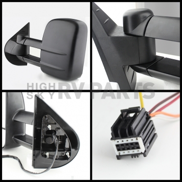 Xtune Exterior Towing Mirror Manual Rectangular Single - 9924996-1