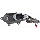 Help! By Dorman Interior Door Handle - Paddle OEM Gray Housing With Silver Lever Single - 80952