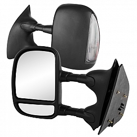 Xtune Exterior Towing Mirror Manual Rectangular Set Of 2 - 9925030