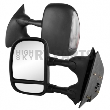 Xtune Exterior Towing Mirror Manual Rectangular Set Of 2 - 9925030