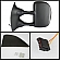 Xtune Exterior Towing Mirror Manual Rectangular Set Of 2 - 9925030