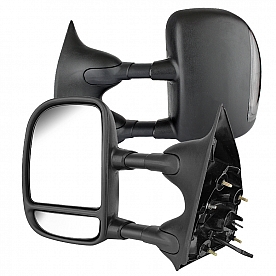 Xtune Exterior Towing Mirror Manual Rectangular Set Of 2 - 9925047