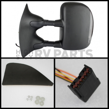 Xtune Exterior Towing Mirror Manual Rectangular Set Of 2 - 9925047-1