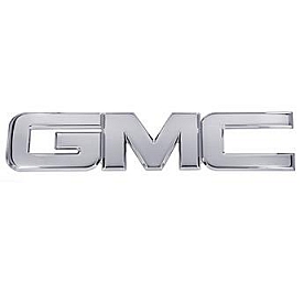 All Sales Emblem - GMC Silver Aluminum - 96516C
