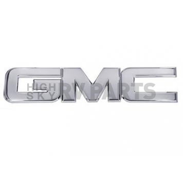 All Sales Emblem - GMC Silver Aluminum - 96516C