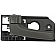 Help! By Dorman Interior Door Handle - Lever Plastic Beige Single - 80958