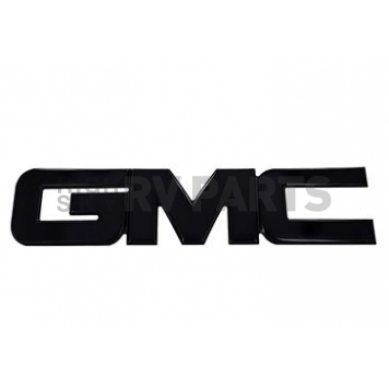 All Sales Emblem - GMC Black Aluminum - 96516K
