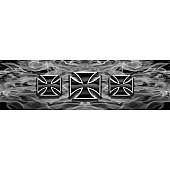 Vantage Point Window Graphics - Iron Crosses Steel - 010021L