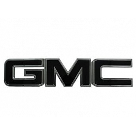 All Sales Emblem - GMC Black Aluminum - 96516KC