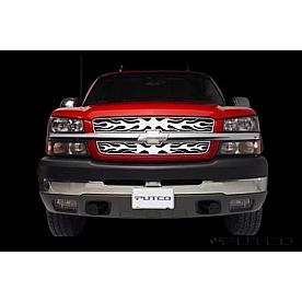 Putco Grille Insert - Polished Stainless Steel Rectangular - 89137