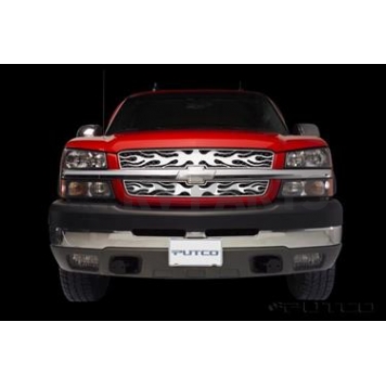 Putco Grille Insert - Polished Stainless Steel Rectangular - 89137