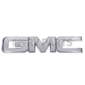 All Sales Emblem - GMC Silver Aluminum - 96516P