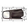 CIPA USA Exterior Towing Mirror Manual Rectangular Single - 11501