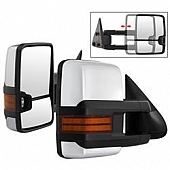 Xtune Exterior Towing Mirror Manual Rectangular Set Of 2 - 9936746