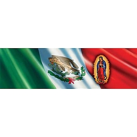 Vantage Point Window Graphics - Right Side Lady On Mexican Flag - 010039L