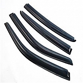 JSP Automotive Rainguard - Smoke Acrylic Set Of 4 - 218046