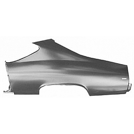 Goodmark Industries Quarter Panel - Driver Side Black Steel - CA60169L