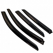 JSP Automotive Rainguard - Smoke Acrylic Set Of 4 - 218048