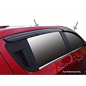 JSP Automotive Rainguard - Smoke Acrylic Set Of 4 - 218049