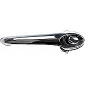 Help! By Dorman Exterior Door Handle - Plastic Silver/ Black Single - 81010