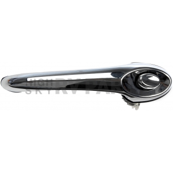 Help! By Dorman Exterior Door Handle - Plastic Silver/ Black Single - 81010