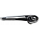 Help! By Dorman Exterior Door Handle - Plastic Silver/ Black Single - 81010