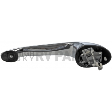 Help! By Dorman Exterior Door Handle - Plastic Silver/ Black Single - 81010-1