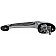 Help! By Dorman Exterior Door Handle - Plastic Silver/ Black Single - 81010
