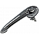 Help! By Dorman Exterior Door Handle - Plastic Silver/ Black Single - 81010