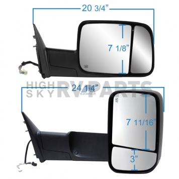 K-Source Exterior Towing Mirror Electric OEM Single - 60183C-2