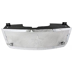 RBP (Rolling Big Power) Grille Insert - Chrome Plated Stainless Steel Rectangular - 154107