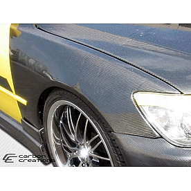 Extreme Dimensions Fender - Carbon Fiber Clear Gloss UV Coated Set Of 2 - 102854