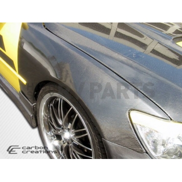 Extreme Dimensions Fender - Carbon Fiber Clear Gloss UV Coated Set Of 2 - 102854-2