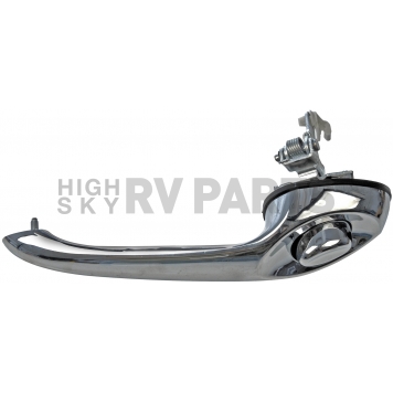 Help! By Dorman Exterior Door Handle - Plastic Silver/ Black Single - 81014